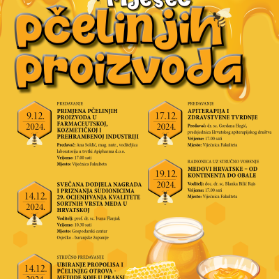 Predavanje Apiterapija i zdravstvene tvrdnje u Osijeku